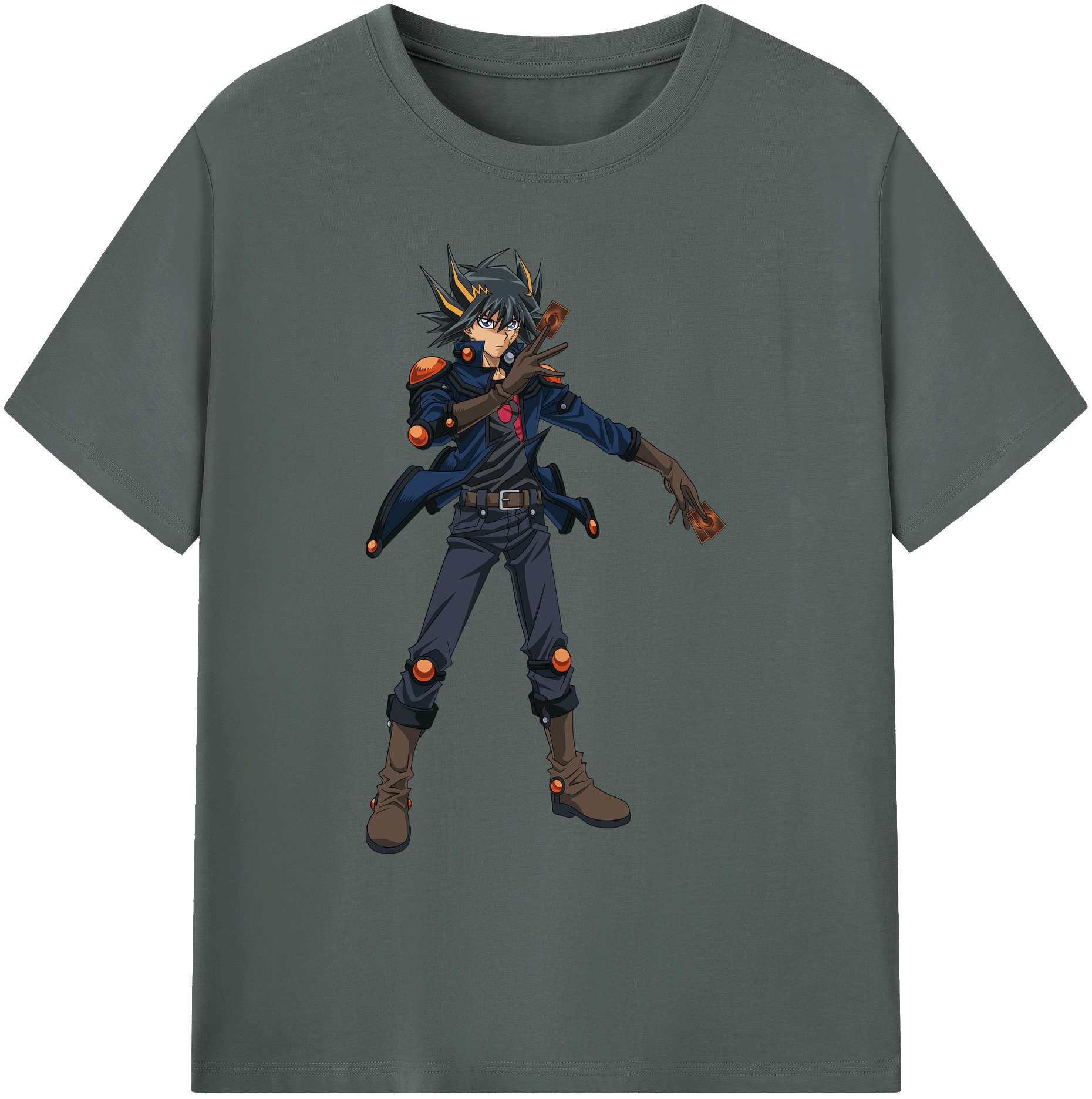 （画像用） 遊☆戯☆王 Yu-Gi-Oh! 綿100％ メンズ半袖Tシャツ｜肌触りやわらか＆通気性